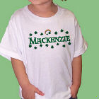 Shamrocks Personalized T-shirt